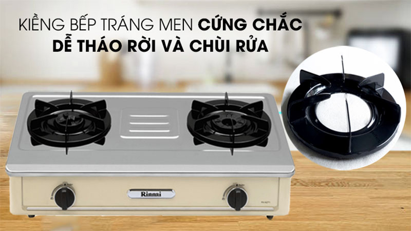 Bếp gas đôi Rinnai RV-A271Y(S) - Hàng chính hãng