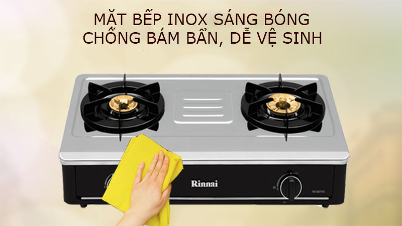 Bếp gas đôi Rinnai RV-B271SB(S) - Hàng chính hãng