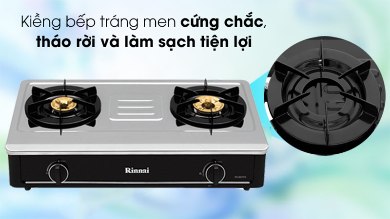 Bếp gas đôi Rinnai RV-B271SB(S) - Hàng chính hãng
