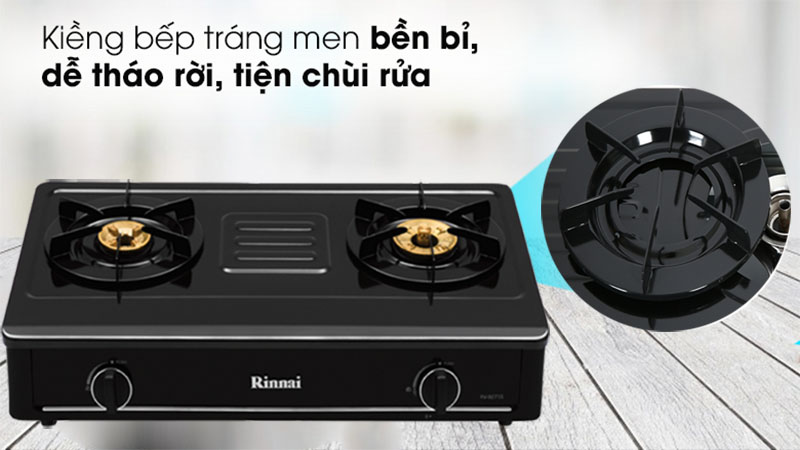 Bếp gas đôi Rinnai RV-B274SB(EB) - Hàng chính hãng