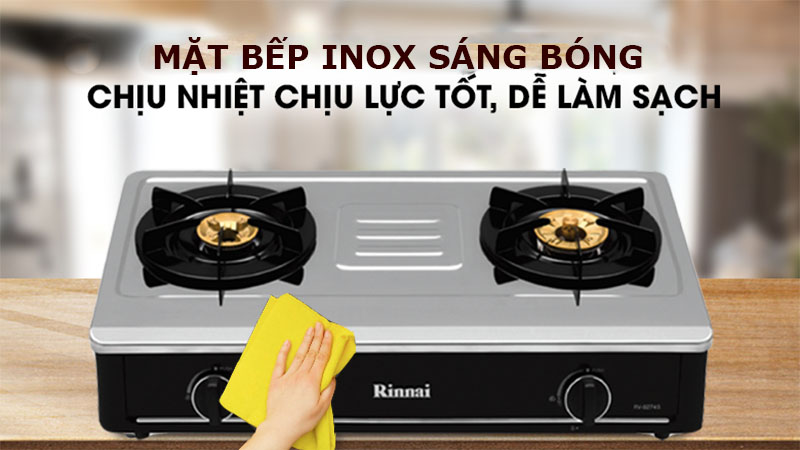 Bếp gas đôi Rinnai RV-B274SB(S) - Hàng chính hãng