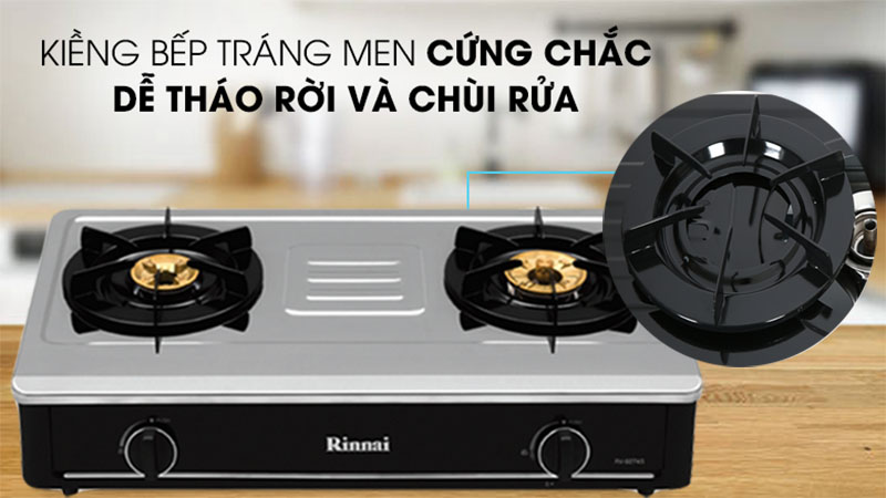 Bếp gas đôi Rinnai RV-B274SB(S) - Hàng chính hãng