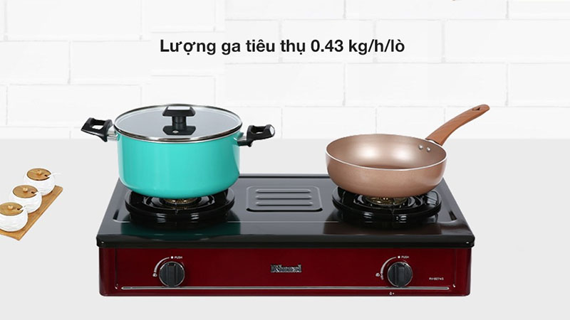 Bếp gas đôi Rinnai RV-B274SR(EB) - Hàng chính hãng