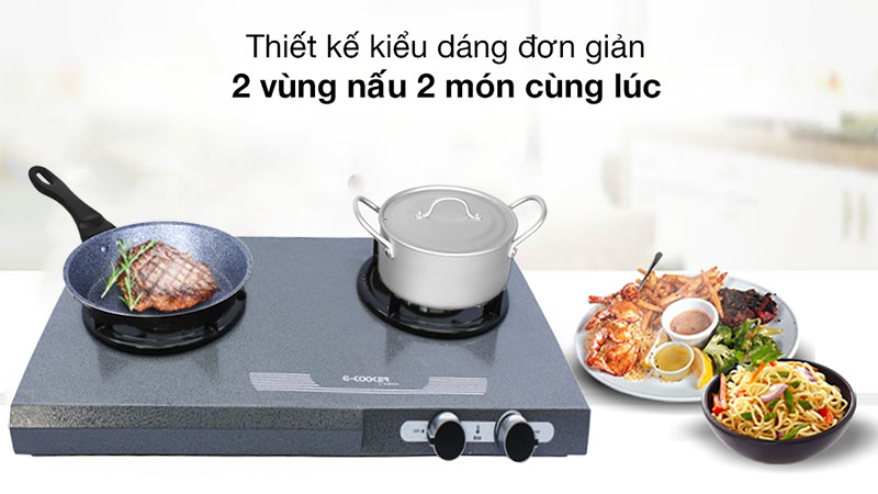 Bếp gas đôi Sanko G-Cooker 9YG - Hàng chính hãng