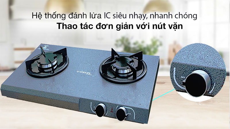 Bếp gas đôi Sanko G-Cooker 9YG - Hàng chính hãng