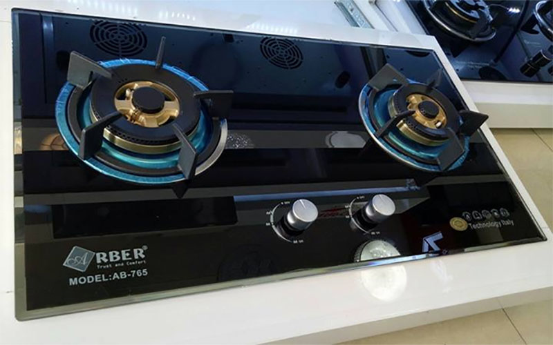 Bếp gas đôi âm kính Arber AB-76