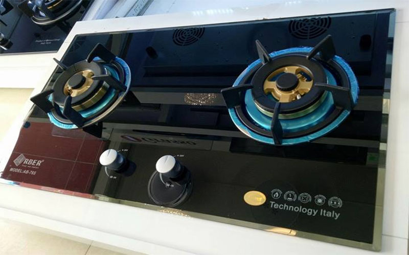 Bếp gas đôi âm kính Arber AB-76