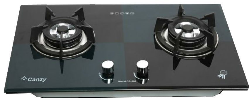 Bếp gas đôi âm kính Canzy CZ-268 XĐ - Hàng chính hãng