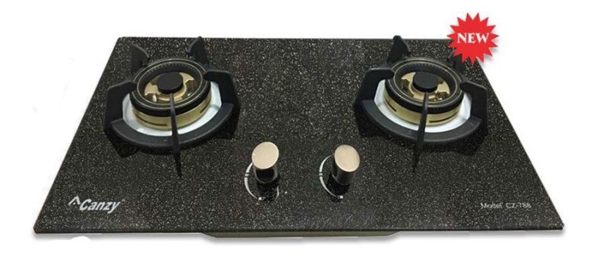 Bếp gas đôi âm kính Canzy CZ-788 - Hàng chính hãng