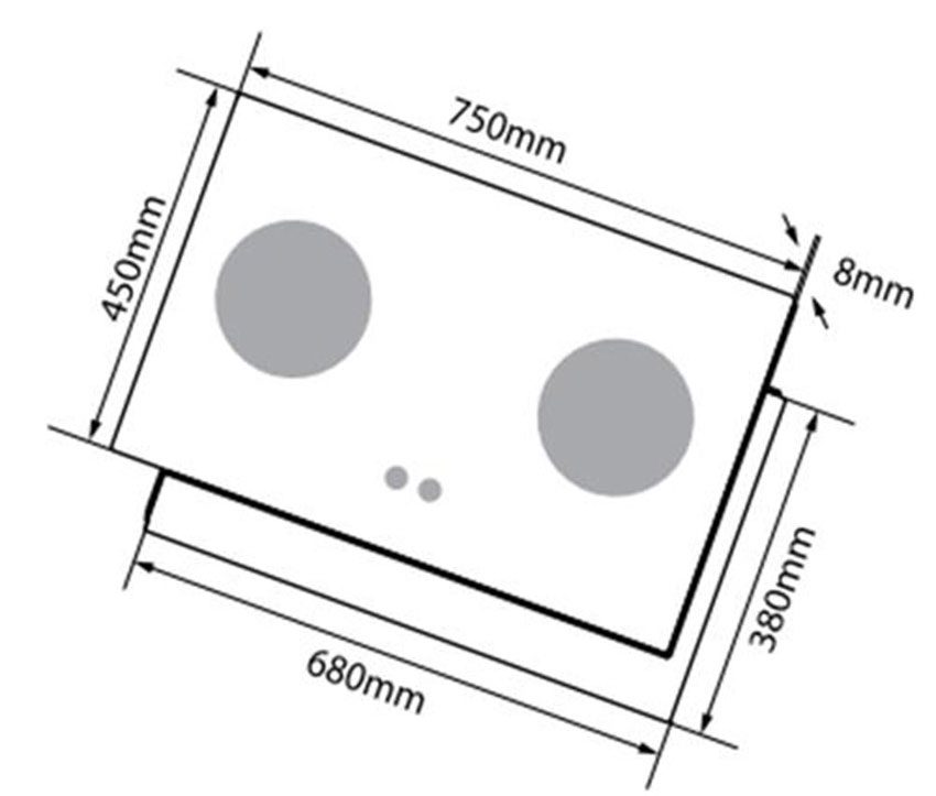Bếp gas đôi âm kính Canzy CZ-788 - Hàng chính hãng