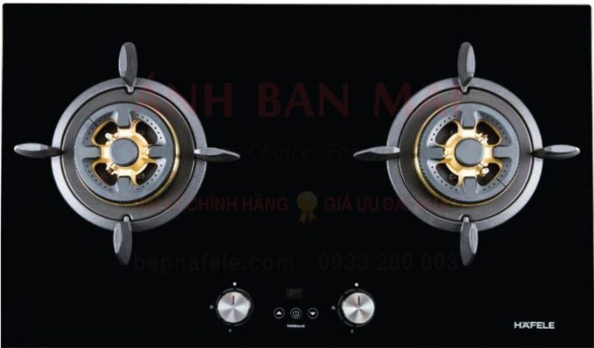 Bếp gas đôi âm kính Hafele HC-G802B