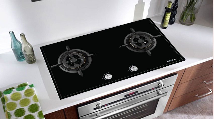 Bếp gas đôi âm kính Hafele HC-G802C - Hàng chính hãng