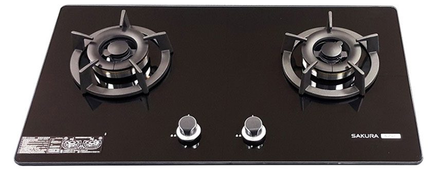 Bếp gas đôi âm kính Sakura G-2522GB - Hàng chính hãng
