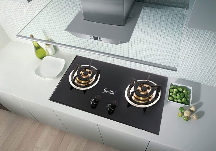 Bếp gas đôi âm kính Sevilla SV-502 - Hàng chính hãng
