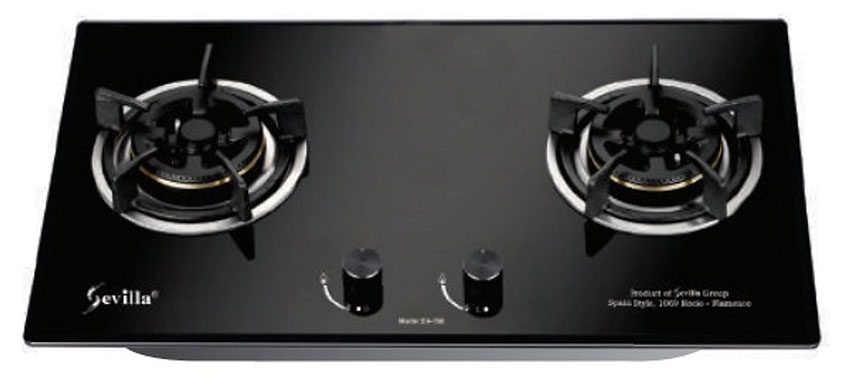 Bếp gas đôi âm kính Sevilla SV-728