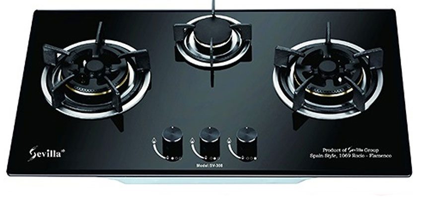 Bếp gas đôi âm kính Sevilla SV-738 - Hàng chính hãng