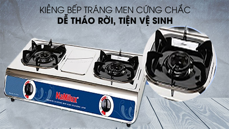 Bếp gas dương đôi Namilux NA-705ASM - Hàng chính hãng