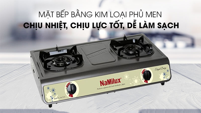Bếp gas dương đôi Namilux NA-711AFM - Hàng chính hãng