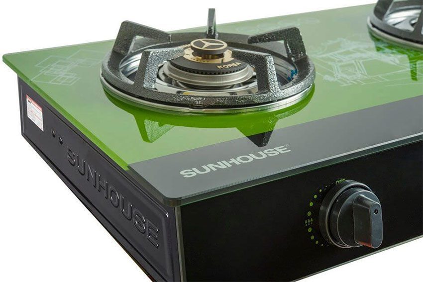 Bếp gas đôi dương kính Sunhouse SHB0612 - Hàng chính hãng