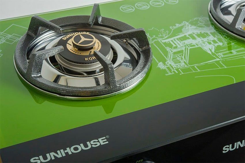 Bếp gas đôi dương kính Sunhouse SHB0612 - Hàng chính hãng