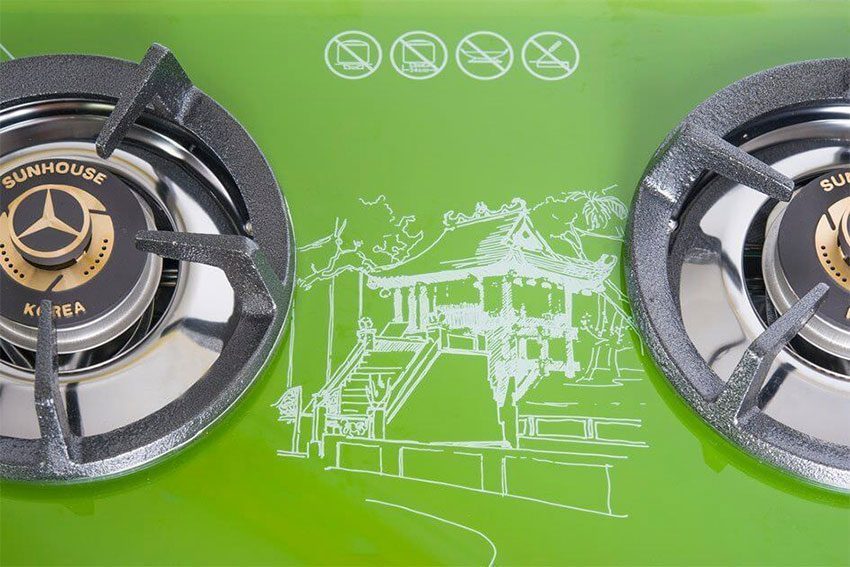 Bếp gas đôi dương kính Sunhouse SHB0612 - Hàng chính hãng
