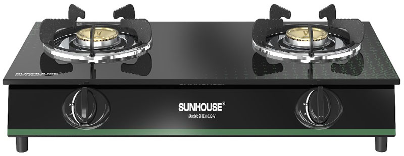 Bếp gas đôi dương kính Sunhouse SHB31022-V - Hàng chính hãng