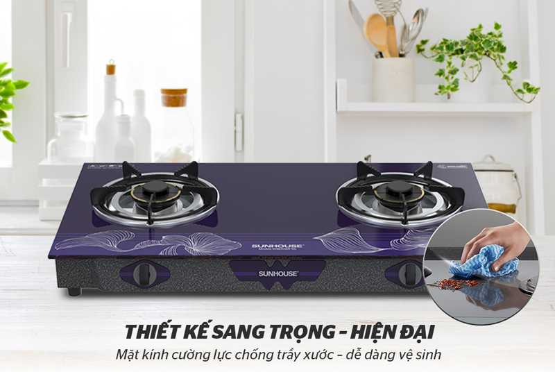 Bếp gas dương Sunhouse SHB3088SG - Hàng chính hãng