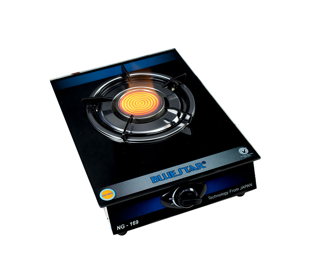 Bếp gas đơn hồng ngoại Bluestar NG-169 - Điếu gang - Hàng chính hãng