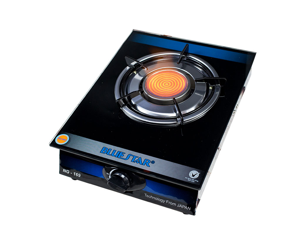 Bếp gas đơn hồng ngoại Bluestar NG-169 - Điếu gang - Hàng chính hãng
