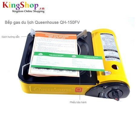 Bếp gas du lịch QueenHouse QH-150FV - Hàng chính hãng