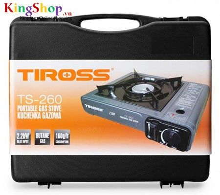 Bếp gas du lịch Tiross TS-260 - Tiêu chuẩn Châu Âu - Hàng chính hãng