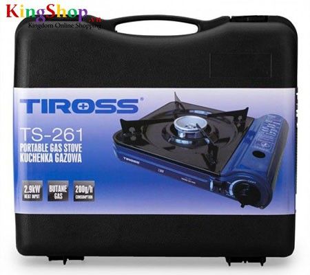 Bếp gas du lịch Tiross TS-261 - Tiêu chuẩn Châu Âu - Hàng chính hãng