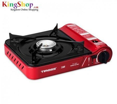 Bếp gas du lịch Tiross TS-262 - Dùng được bình gas lớn - Hàng chính hãng