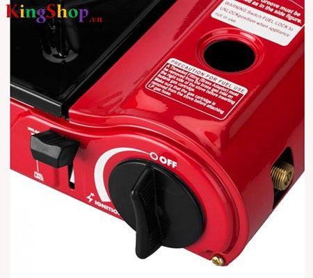 Bếp gas du lịch Tiross TS-262 - Dùng được bình gas lớn - Hàng chính hãng