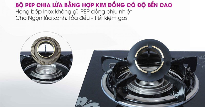 Bếp gas dương Mutosi MG-36B - Hàng chính hãng