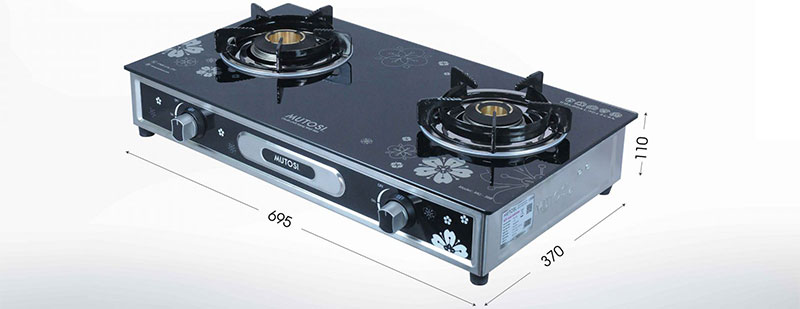 Bếp gas dương Mutosi MG-36B - Hàng chính hãng