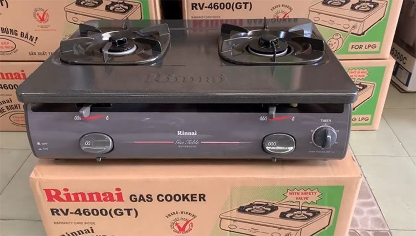 Bếp gas dương Rinnai RV-4600GT - Hàng chính hãng