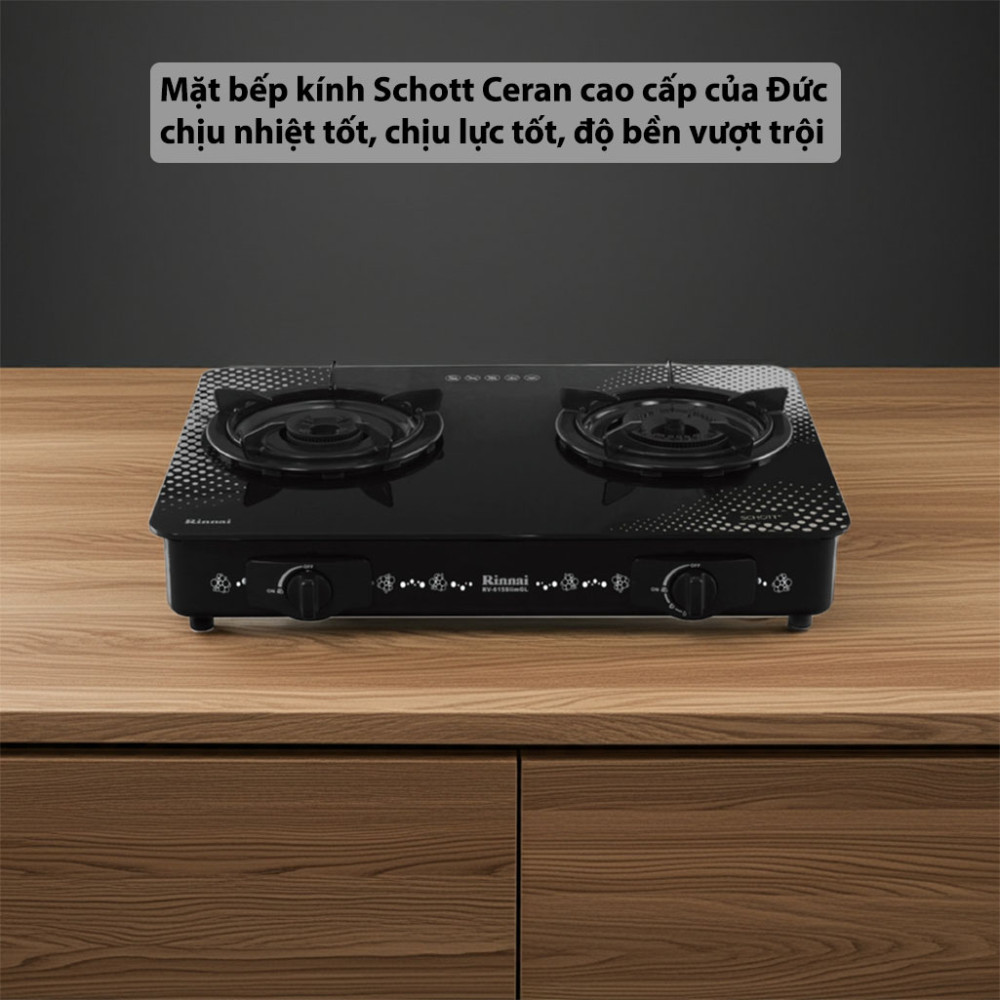 Bếp gas dương Rinnai RV-615Slim-SCH(VP) - Hàng chính hãng