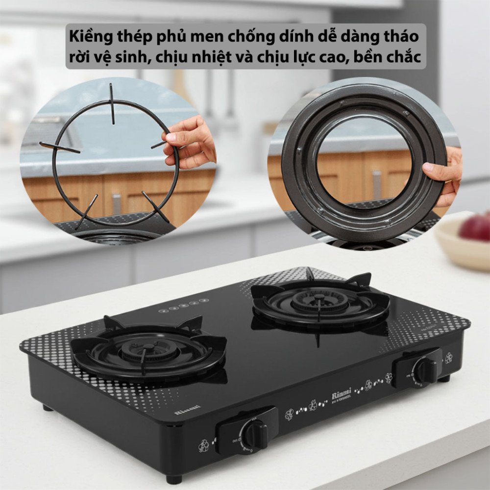 Bếp gas dương Rinnai RV-615Slim-SCH(VP) - Hàng chính hãng