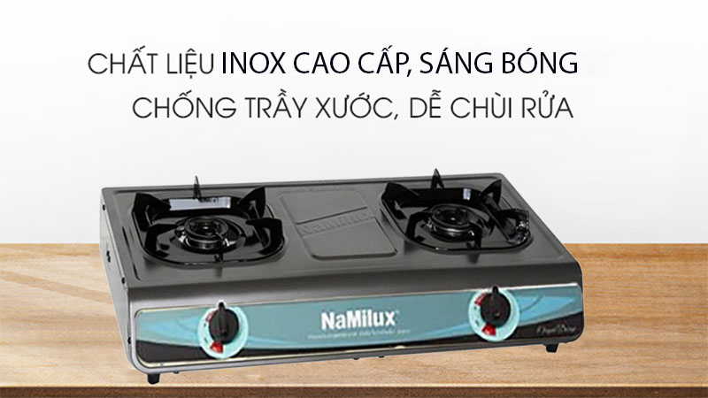 Bếp gas dương đôi Namilux DL1764PS - Hàng chính hãng