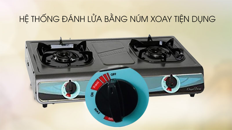Bếp gas dương đôi Namilux DL1764PS - Hàng chính hãng