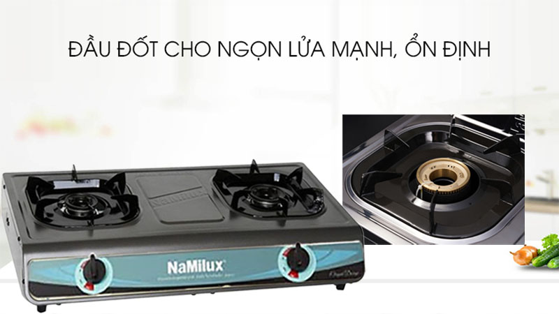 Bếp gas dương đôi Namilux DL1764PS - Hàng chính hãng