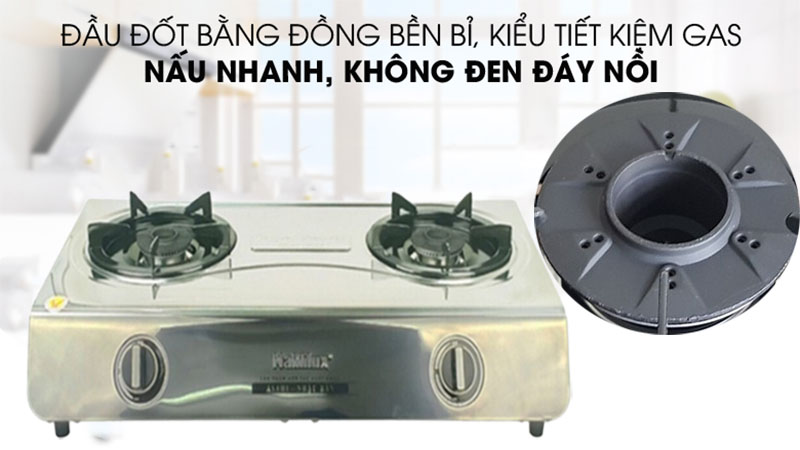 Bếp gas dương đôi Namilux DL2163APS - Hàng chính hãng