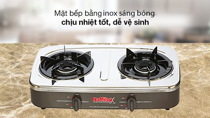 Bếp gas dương đôi Namilux NA-590SM - Hàng chính hãng
