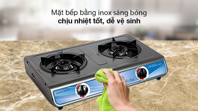 Bếp gas dương đôi Namilux NA-601AFM  - Hàng chính hãng