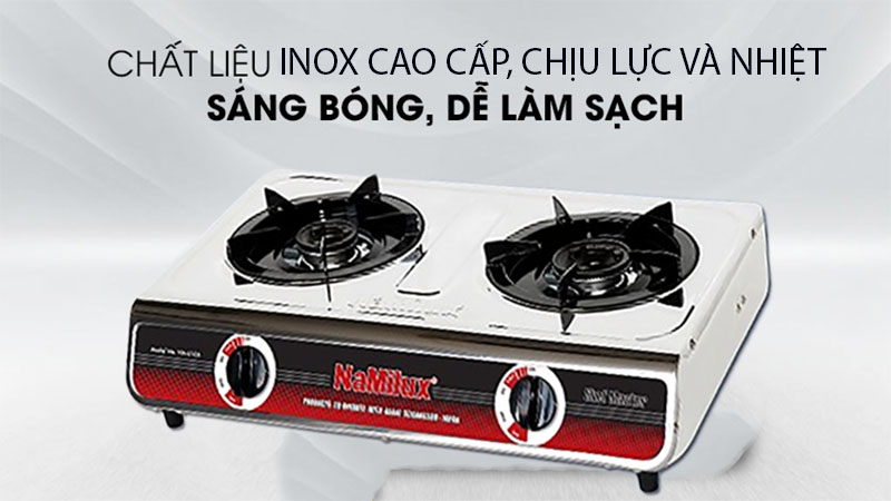Bếp gas dương đôi Namilux NA-610ASM - Hàng chính hãng