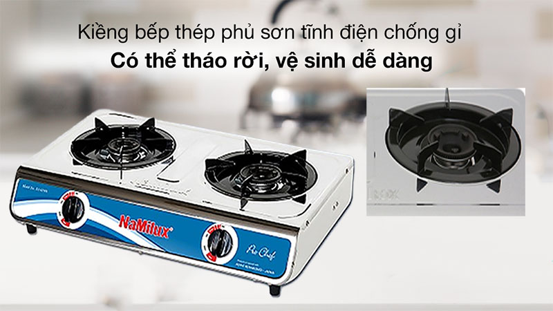 Bếp gas dương đôi Namilux NA-619ASM - Hàng chính hãng