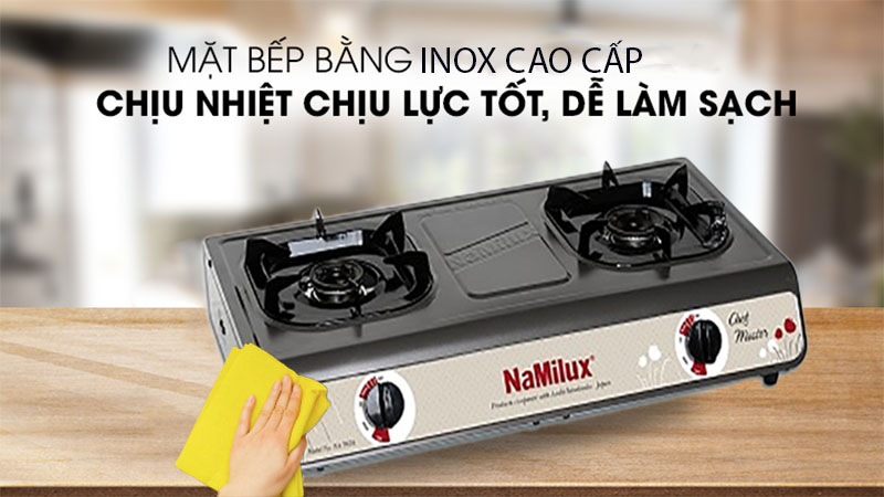 Chất liệu của Bếp gas dương đôi Namilux NA-703AFM
