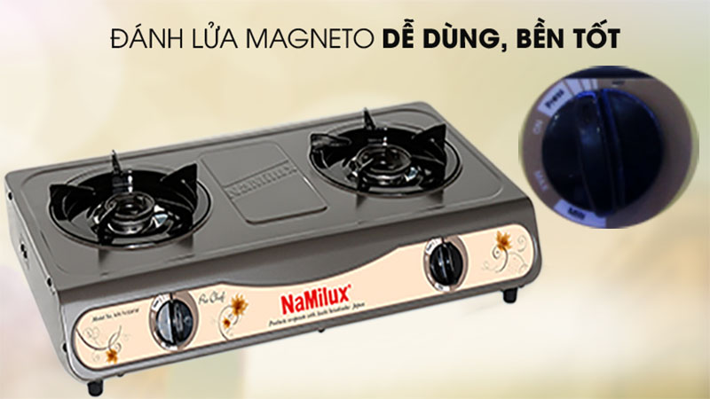 Bếp gas dương đôi Namilux NH-541DFM - Hàng chính hãng