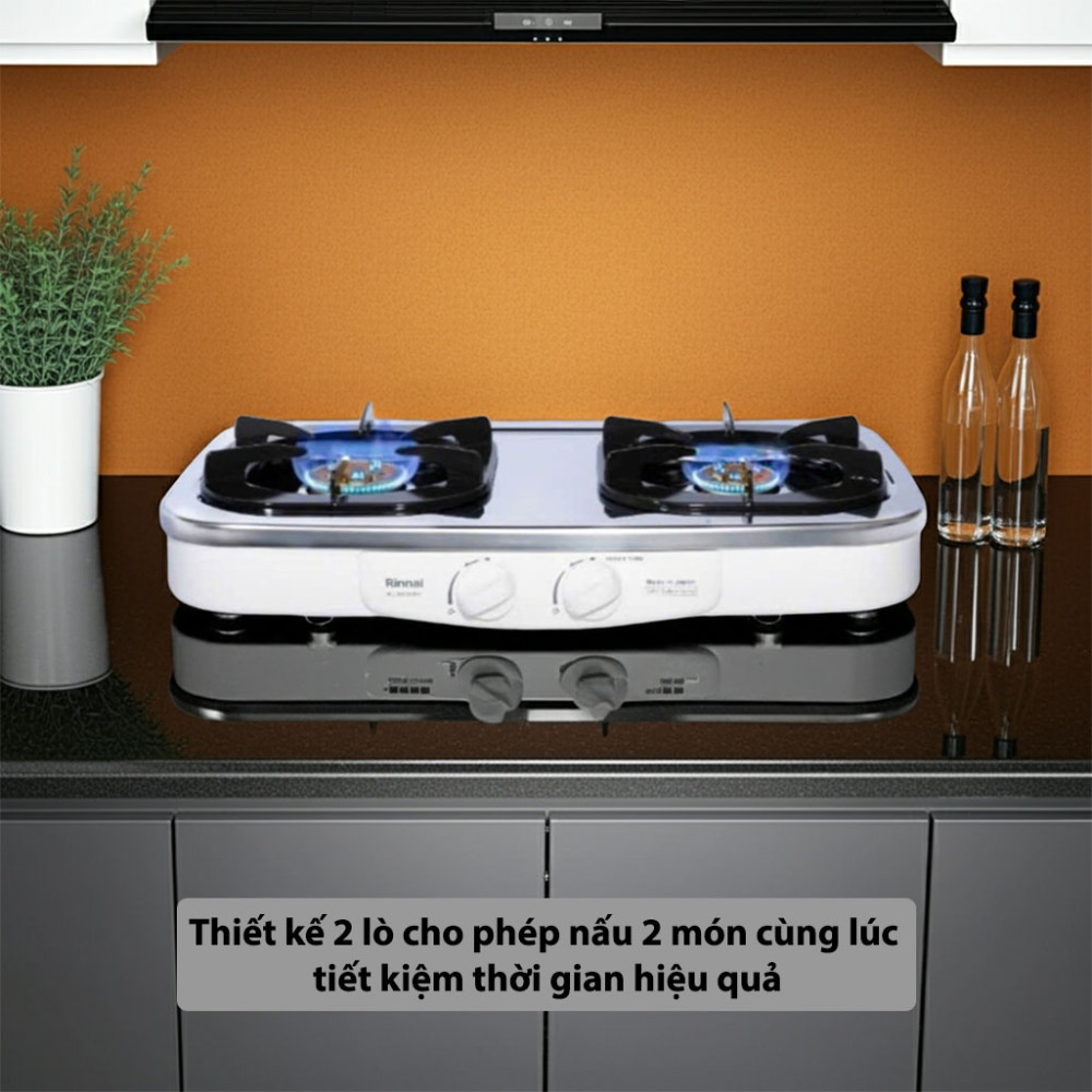 Bếp gas dương Rinnai RJ-554S(SV) - Hàng chính hãng
